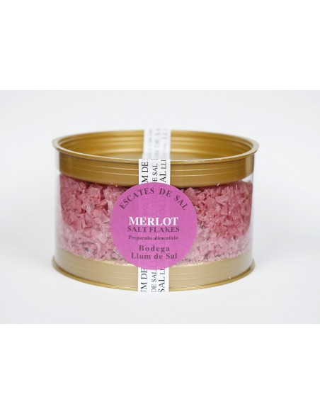 Flocons de sel de la mer méditerranée au Merlot
