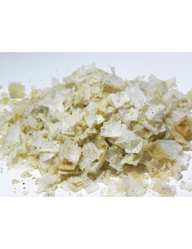Flocons de sel de la mer méditerranée au citron