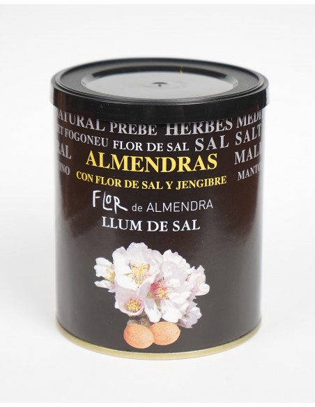 Geröstete Mandeln aus Mallorca mit mediterranen Fleur de Sel und Ingwer