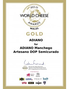 ADIANO Queso Manchego Artesano Semicurado 250 g 2