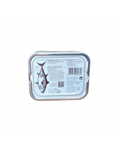 Tarantello de thon rouge sauvage du détroit de Gibraltar à l'huile d'olive