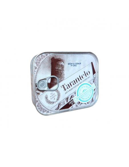 Tarantello di tonno rosso selvaggio dello Stretto di Gibilterra all´olio d´oliva