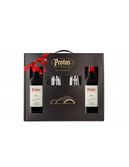 Protos Roble 2024 Geschenkset mit 2 Gläsern | CAHS