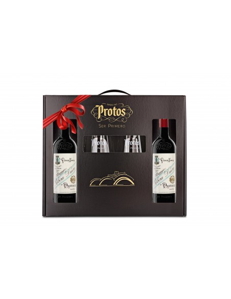 Estuche Regalo Protos 27 2022 · 2 Botellas + 2 Copas | CAHS