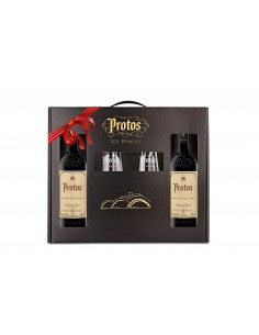 Confezione Regalo Protos Gran Reserva 2012 · 2 Bottiglie + 2 Calici | CAHS
