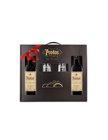 Geschenkset Protos Gran Reserva 2012 · 2 Flaschen + 2 Weingläser | CAHS