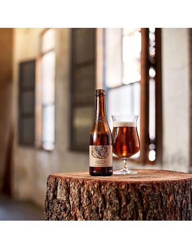 Bière Alhambra élevée en fût de rhum grenadin