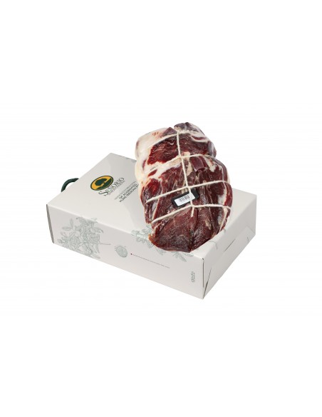 Spalla di maiale di pura razza iberica allevato a ghianda, disossata, D.O.P.