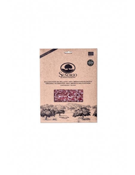 Salchichón Cular 100% ibérique écologique pur gland coupé