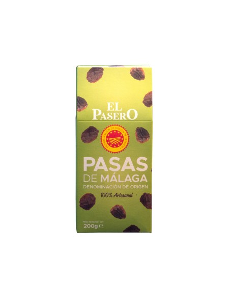 Uvas pasas Moscatel D.O.P. Málaga 100 % naturales 200 g – Ucopaxa