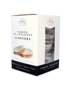 Caja de turrón de Agramunt de almendra Marcona 5x30g Gourmet