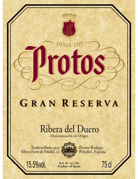 Protos Gran Reserva 2017 | Ribera del Duero | CAHS
