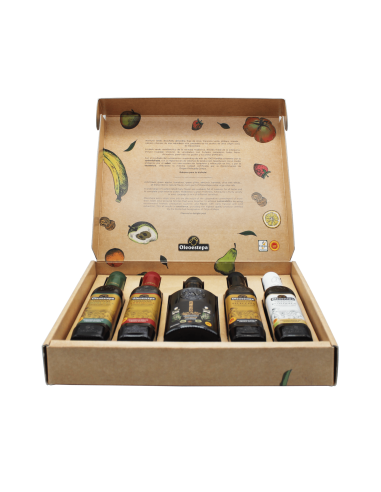 OLEOESTEPA Sélection de Saveurs – Coffret Huile d'Olive 5 × 250 ml
