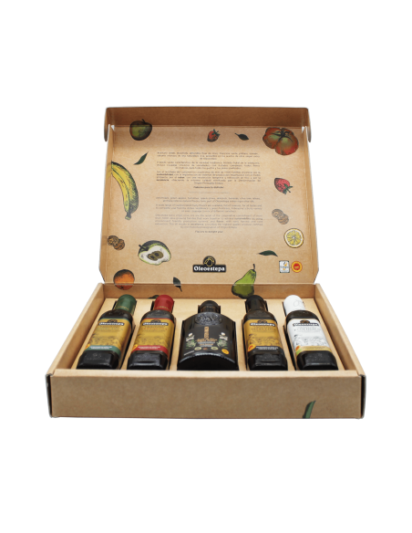 OLEOESTEPA Selezione di Sapori – Confezione Olio EVO 5 × 250 ml
