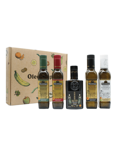 OLEOESTEPA Selección de Sabores – Estuche AOVE 5 × 250 ml